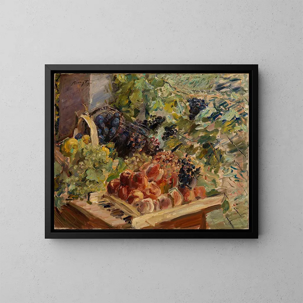 Stillleben-Gemälde - Max Slevogt — gerahmtes Bild an der Wand
