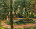 Kinder am Teich im Garten von Godramstein - Max Slevogt — Ansicht des Kunstwerks