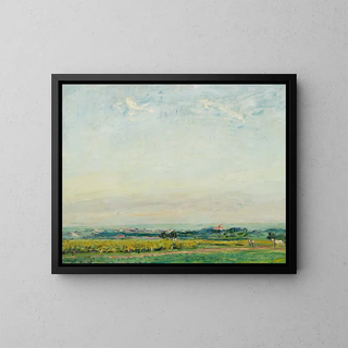 Landschaft des Pfälzerwaldes - Max Slevogt — gerahmtes Bild an der Wand