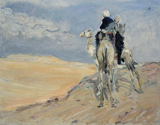 Sandsturm in der libyschen Wüste - Max Slevogt — Ansicht des Kunstwerks