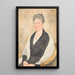 Portrait einer Dame - Max Stern — gerahmtes Bild an der Wand