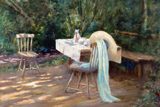 Max Uth - Kaffeestunde im Garten.webp