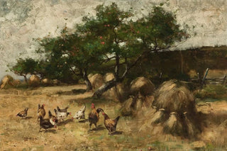 Max Weyl - Roosters in the Yard.webp