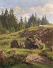 Landschaft des Schwarzwalds - Max Wilhelm Roman — Ansicht des Kunstwerks