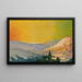 Sonnenuntergang in Colorado - Maxfield Parrish — gerahmtes Bild an der Wand