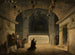 Innenansicht des Krypta der Geburtskirche in Bethlehem - Maxim Nikiforovich Vorobiev — Ansicht des Kunstwerks