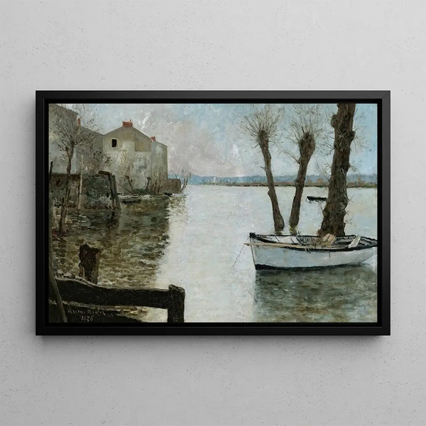 Überschwemmung - Maxime Maufra — gerahmtes Bild an der Wand