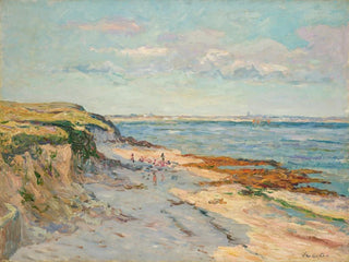 La Plage de Kerhostin, Morbihan - Maxime Maufra — Ansicht des Kunstwerks