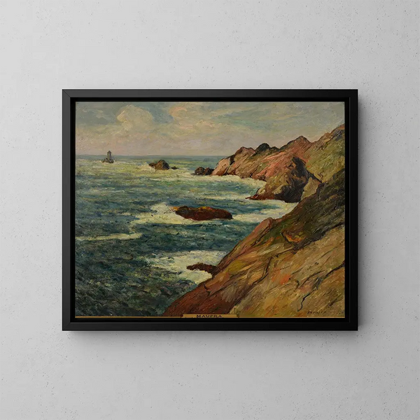 La Pointe du Raz et les Courants - Maxime Maufra — gerahmtes Bild an der Wand