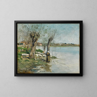 Maxime Maufra - Lavandires au bord dune rivire prs de Nantes.webp