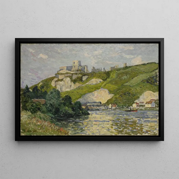 Das Château-Gaillard nachmittag - Maxime Maufra — gerahmtes Bild an der Wand