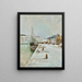 Schneelandschaft - Maxime Maufra — gerahmtes Bild an der Wand