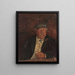 Portrait des Oberst La Villette - Maxime Maufra — gerahmtes Bild an der Wand