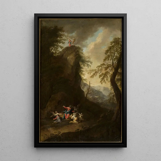 Maximilian Joseph Schinnagl - Temptation of Christ and attending angels.webp