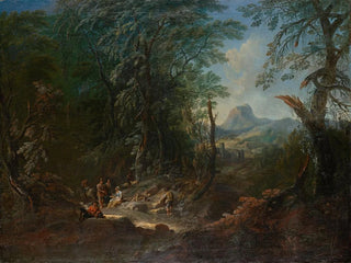 Maximilian Joseph Schinnagl - Waldlandschaft Morgen.webp