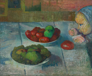 Meijer Isac de Haan - Still life with a profile of Mimi.webp