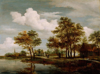 Eine Flussszene - Meindert Hobbema — Ansicht des Kunstwerks