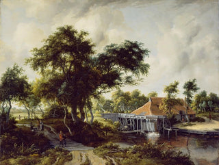 Meindert Hobbema - A Watermill.webp