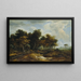 Eingang eines Waldes - Meindert Hobbema — gerahmtes Bild an der Wand