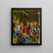 Das Todesbett von Maria - Melchior Feselen — gerahmtes Bild an der Wand