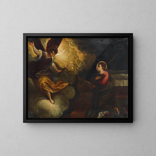 L'Annonciation - Melchiorre Galluzzi — gerahmtes Bild an der Wand