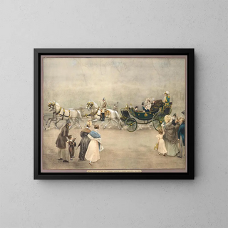Menci Clement Crni - Their Imperial and Royal Highnesses Archduke Francis Charles and Archduchess Sophie with their children Francis Joseph and Carl Ludwig in a fourhorse carriage.webp
