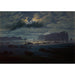 Reproduktion des Gemäldes Nordsee bei Mondschein - Caspar David Friedrich
