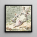 Mutter mit Kind im Garten - Pieter Bartholomeusz Barbiers — gerahmtes Bild an der Wand