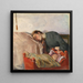 Mutter und Kind - Christian Krohg — gerahmtes Bild an der Wand