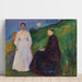 Reproduktion des Gemäldes Mutter und Tochter - Edvard Munch