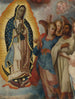 Jungfrau von Guadalupe mit Juan Diego - Mexikanische Schule — Ansicht des Kunstwerks