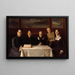 Weihnachtsmorgen 1900 - Michael Ancher — gerahmtes Bild an der Wand