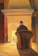 Holger Drachmann près de la cheminée à Skagen - Michael Ancher — Ansicht des Kunstwerks