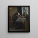 Die Lesung der Frau des Künstlers - Michael Ancher — gerahmtes Bild an der Wand