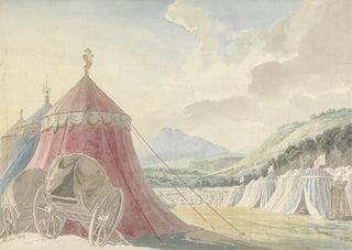 Michael Angelo Rooker - Design for the Haymarket Theatre The Battle of Hexham by Colman the Younger.webp