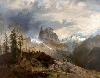 Michael Emil Sachs - Steinschlag im Hochgebirge.webp