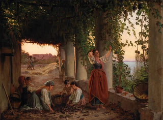 Michael George Brennan - A Vine Pergola at Capri.webp