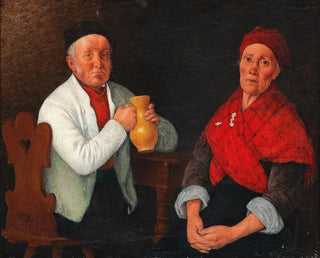 Paar sitzend - Michael Neder — Ansicht des Kunstwerks
