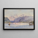 Les Highlands depuis Newburgh et Butter Hill, rivière Hudson - Michael Seymour — gerahmtes Bild an der Wand