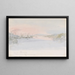 Das Fluss Hudson in Albany, Vereinigte Staaten, Samstag 18. Juli 1846 - Michael Seymour — gerahmtes Bild an der Wand