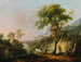Ein mediterranes Landschaft mit Hirten und ihrer Herde - Michael Wutky — Ansicht des Kunstwerks