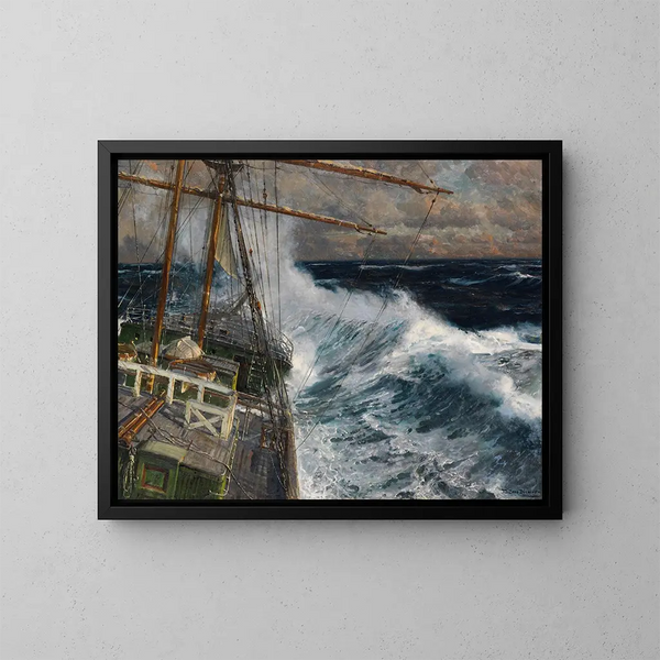 En haute mer - Michael Zeno Diemer — gerahmtes Bild an der Wand