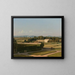 Vue des jardins de la Villa Médicis - Michel Martin Drolling — gerahmtes Bild an der Wand