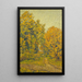 Herbstlandschaft Baccarat - Michel Auguste Colle — gerahmtes Bild an der Wand