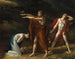 Antigone bittet Œdipe, seinen Fluch über Polynice aufzuheben - Michel Lambert — Ansicht des Kunstwerks