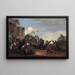 Bambocciata - Michelangelo Cerquozzi — gerahmtes Bild an der Wand