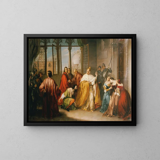 Michelangelo Grigoletti - Der Doge Francesco Foscari schickt seinen Sohn Giacomo in die Verbannung I due Foscari.webp