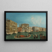Le Grand Canal à Venise avec le Palazzo Foscari et le Palazzo Balbi - Michele Marieschi — gerahmtes Bild an der Wand