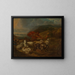 Polyphème und die fliehenden Begleiter von Odysseus - Michiel Carré — gerahmtes Bild an der Wand