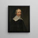 Portrait de Jacob Cats 1577-1660 - Michiel Jansz. van Mierevelt — gerahmtes Bild an der Wand
